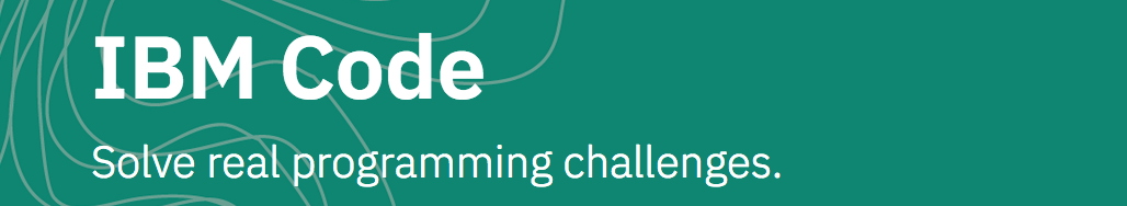 IBM Code Banner